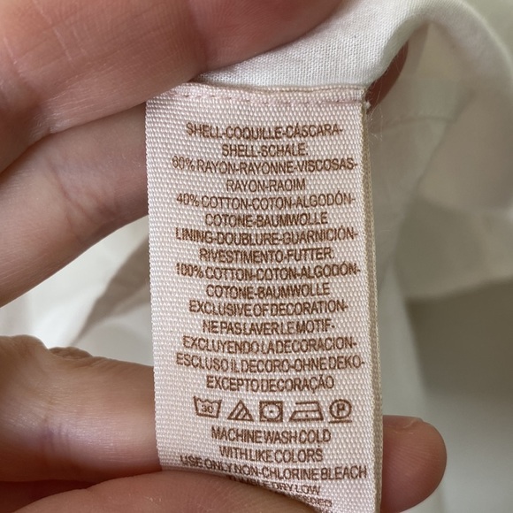 Free people sunbeams dress women’s medium white off shoulder embroidered - Picture 6 of 8